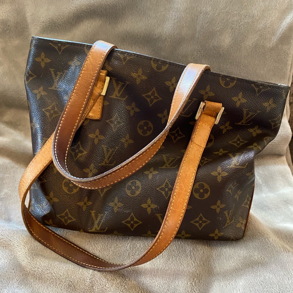 LV GENUINE OLDER STYLE MONOGRAM PRINT TOTE